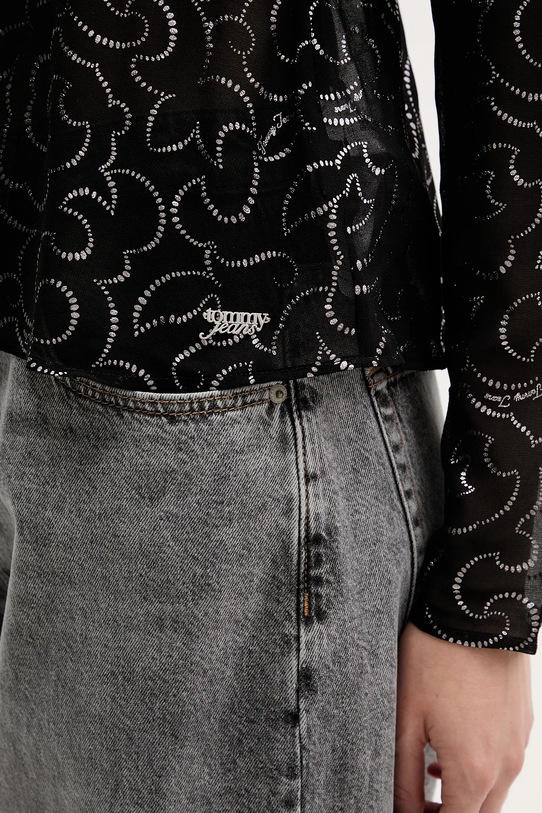 Blúzka Tommy Jeans DW0DW21459 čierna