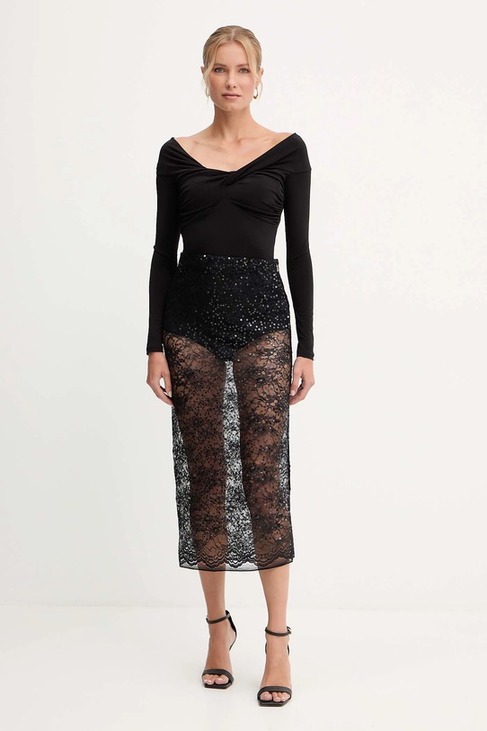 Patrizia Pepe bluză 2M4477.J333 negru AW25
