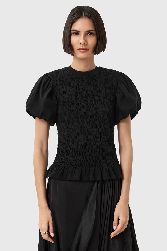 Odzież AllSaints bluzka DAEL W013JD czarny