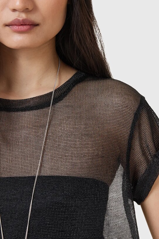 Блузка AllSaints THEA W207JC чорний AW25