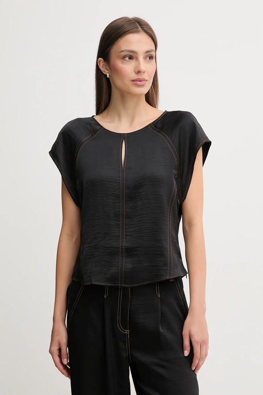 Блузка Dkny casual чорний P5EA7B94