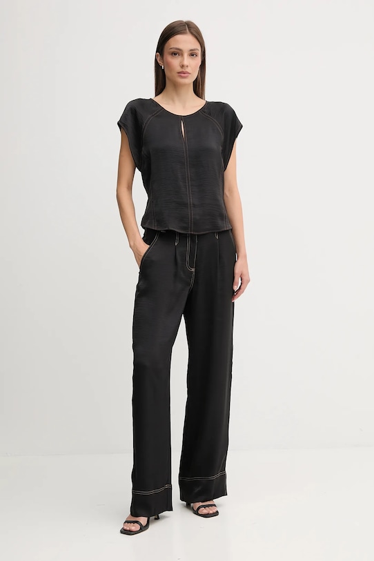 Dkny bluză P5EA7B94 negru AW25