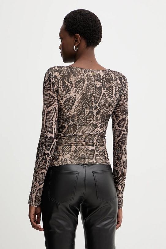 Odzież Guess longsleeve BERNARDETTE W5BP32.KCZC2 brązowy