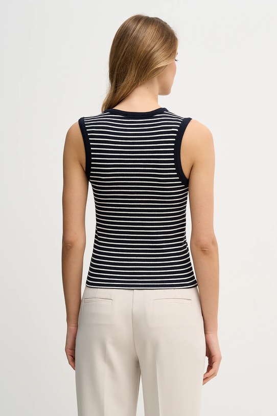 Odzież Sisley top 3WCZLH011 granatowy