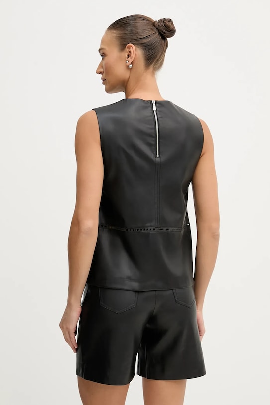 Odzież Sisley bluzka 54UKLQ09V czarny