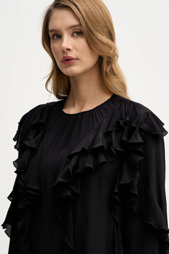 Sisley bluză negru 55E6LQ09R