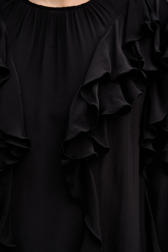 Sisley bluză 55E6LQ09R negru