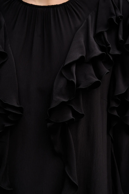 Sisley bluză 55E6LQ09R negru