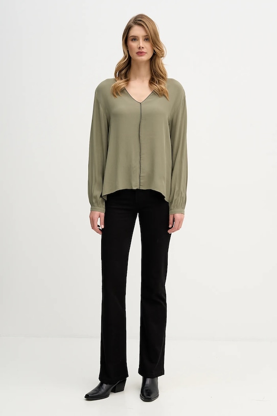 Sisley bluzka 5IDTLQ09H zielony AW25