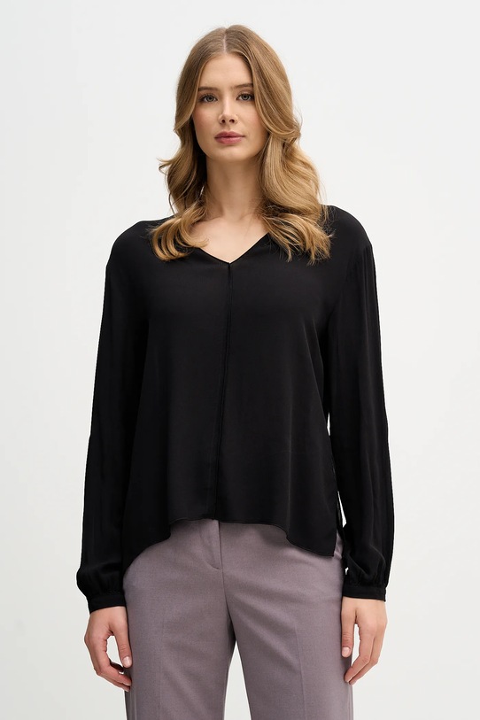 Sisley bluzka casual czarny 5IDTLQ09H