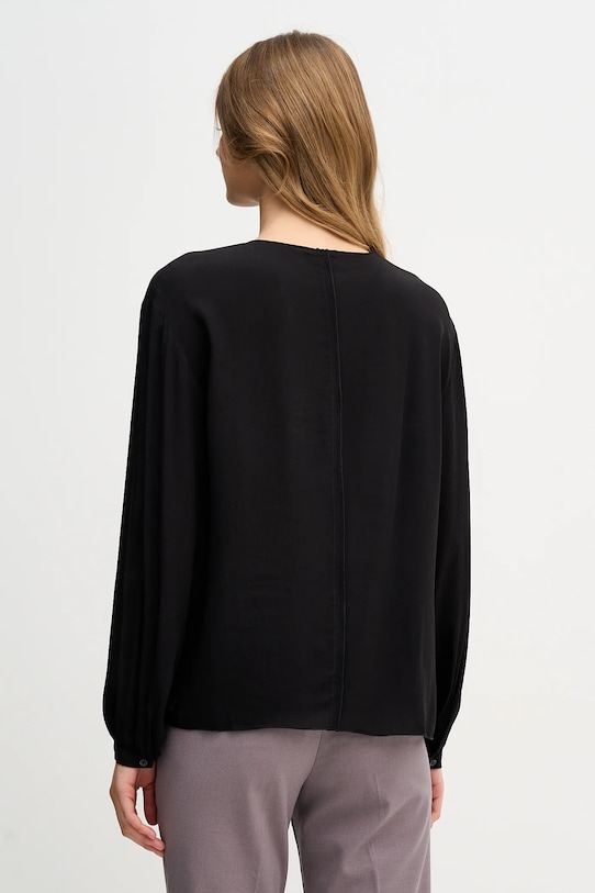 Odzież Sisley bluzka 5IDTLQ09H czarny