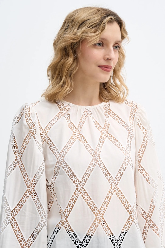 Sisley bluzka beżowy 5WTKLQ09X