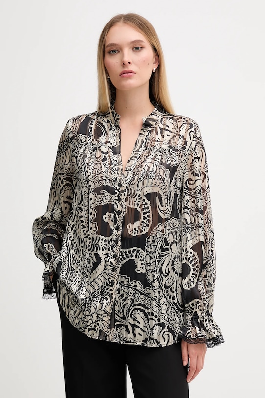 Košeľa Marc Aurel relaxed čierna 6342.1000.93449