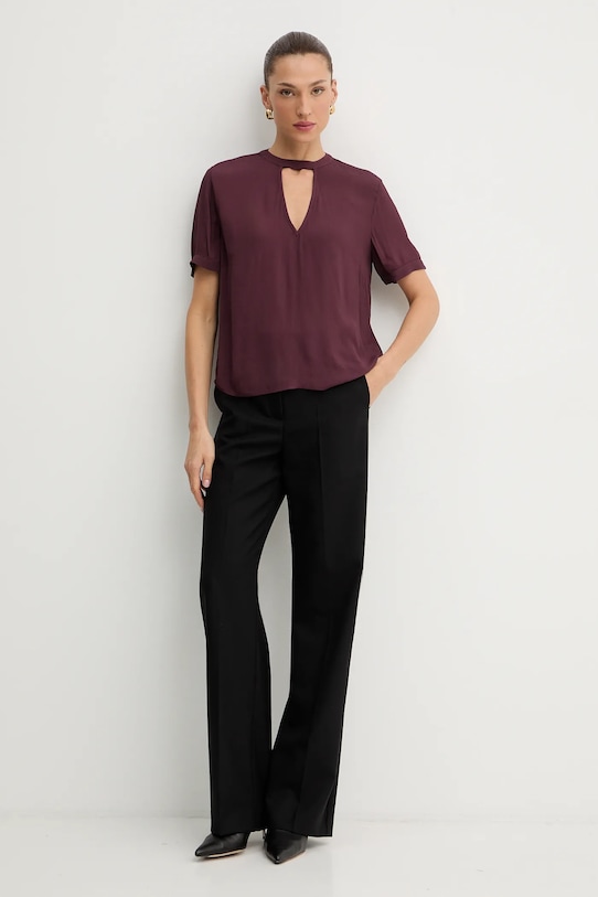 Блузка Twinset 252TP2292 бордо AW25
