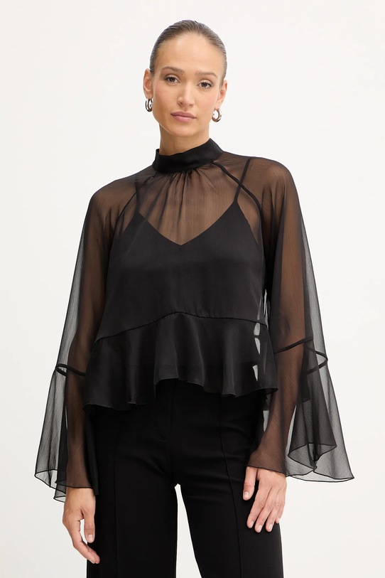 Twinset bluzka regular czarny 252AT2213