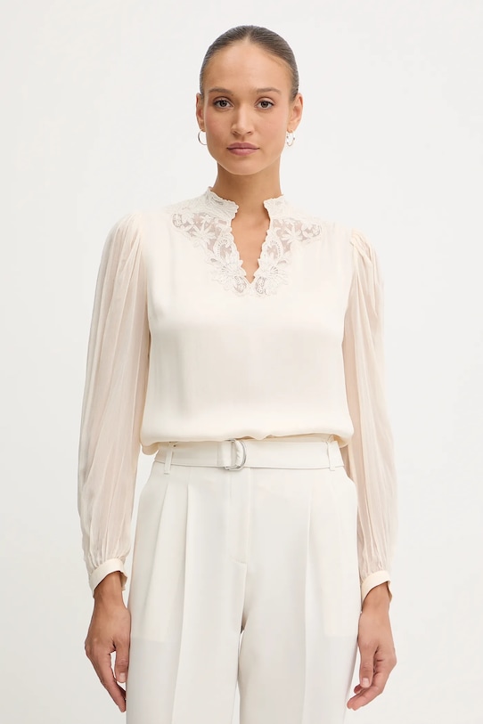 Twinset bluzka regular beżowy 252TT2243