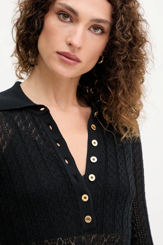 Κορμάκι Elisabetta Franchi BK66T51E3 μαύρο