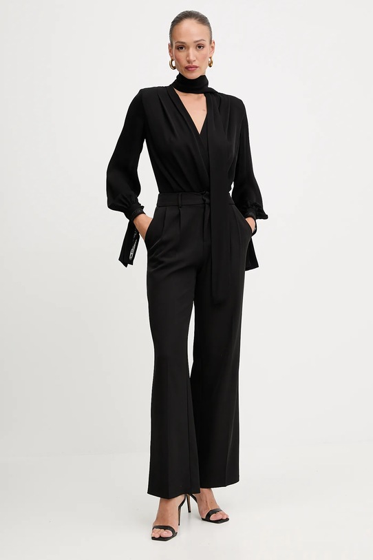 Κορμάκι Elisabetta Franchi CB00651E3 μαύρο AW25