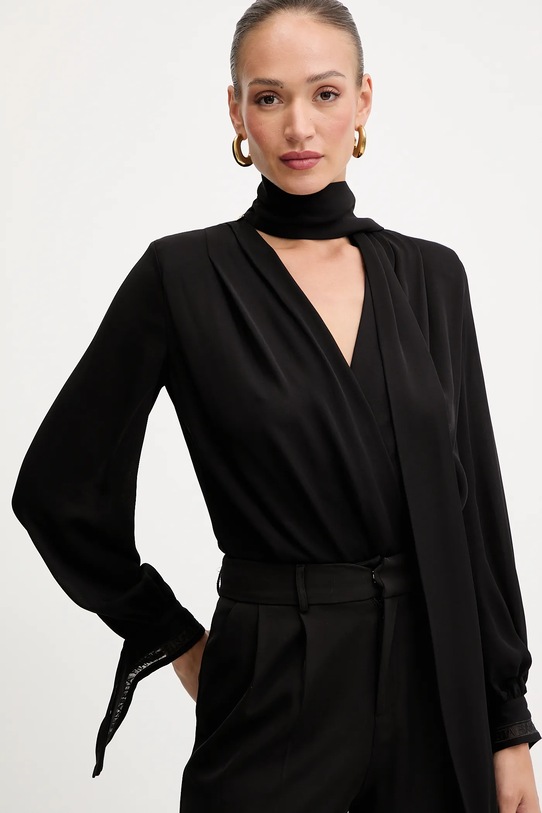 Κορμάκι Elisabetta Franchi μαύρο CB00651E3