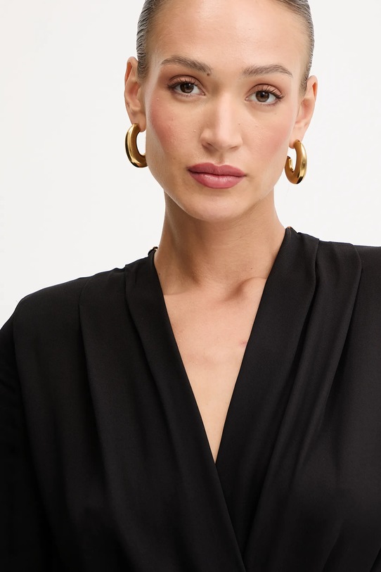 Κορμάκι Elisabetta Franchi CB00651E3 μαύρο