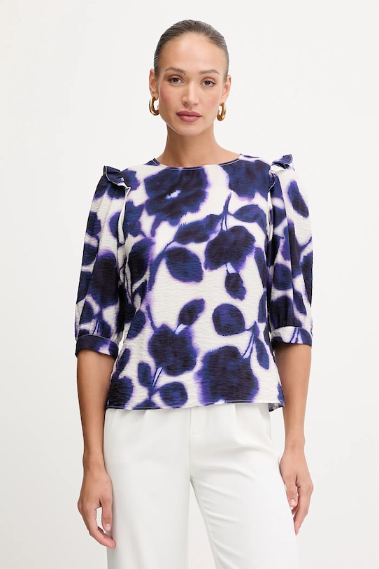 Morgan bluză cu modele bleumarin ORIRO.F