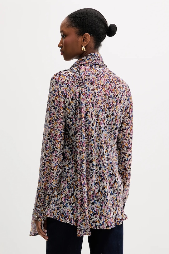 Ρούχα Μπλούζα με μετάξι Liu Jo MF5386.T2559 μωβ