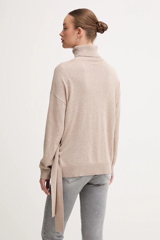 Odzież Gaudi sweter z dodatkiem wełny 521FD53002 beżowy