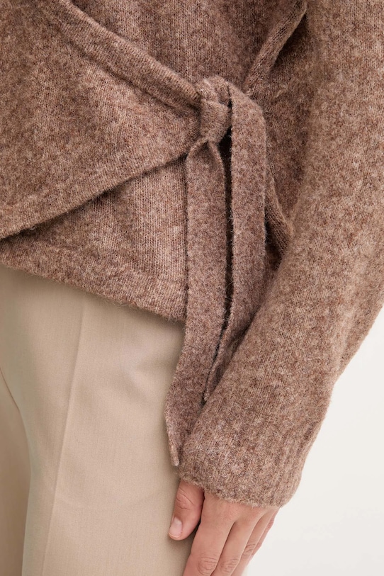 Кардиган с добавлением шерсти Gaudi 521FD53010 коричневый