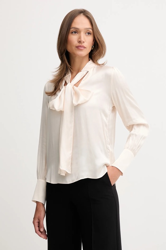 Blúzka Pedro del Hierro jednofarebný béžová 6632954