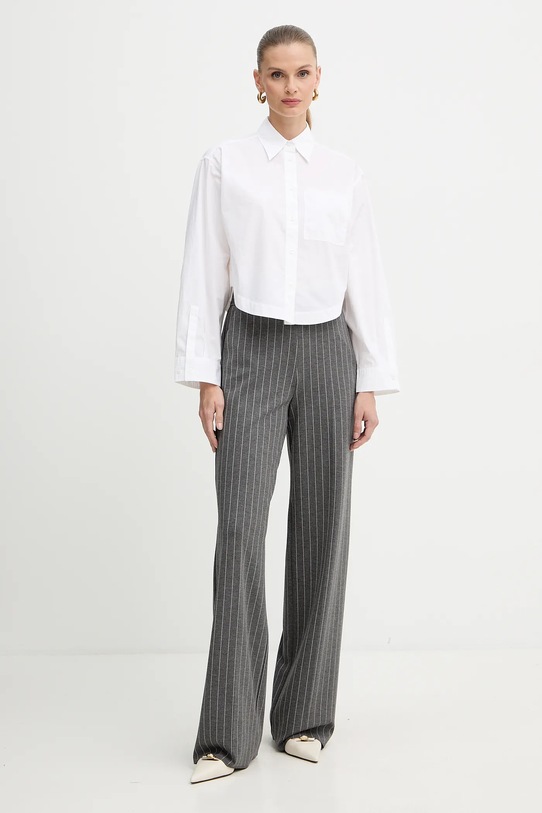 BOSS Orange cămașă din bumbac 50548402 alb AW25