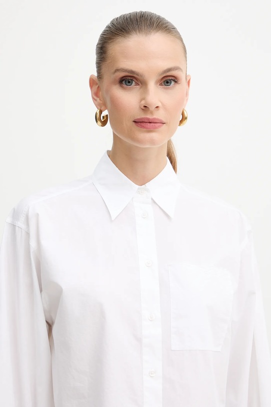 BOSS Orange cămașă din bumbac alb 50548402