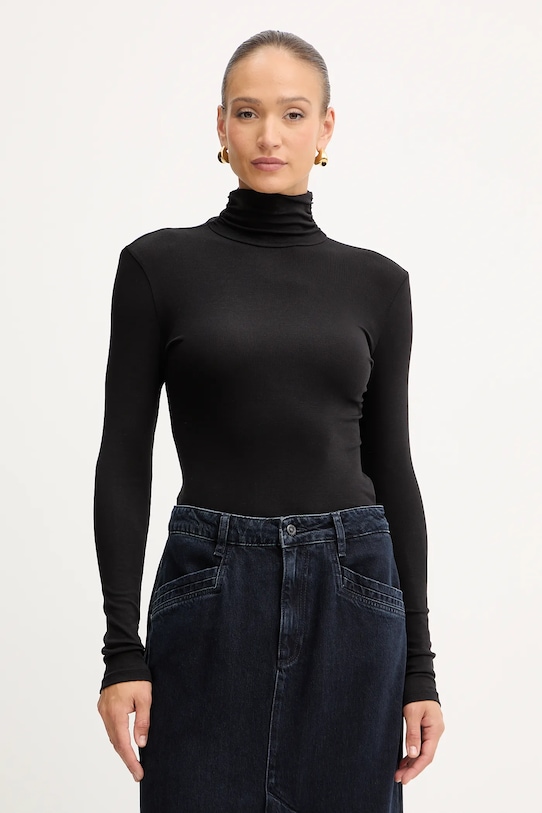 Лонгслів BOSS Orange slim чорний 50548098