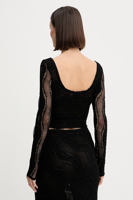 Odzież Charo Ruiz Ibiza bluzka 257101 czarny