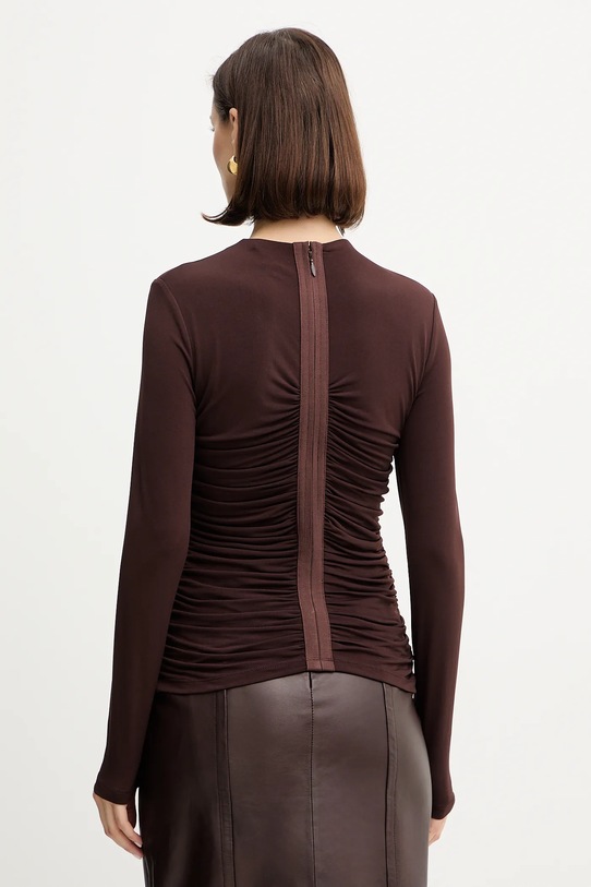 Odzież Herve Leger bluzka Veronica RMJ1498061 brązowy