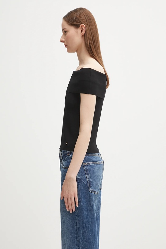 Anine Bing top francis top A.09.11203 czarny AW25