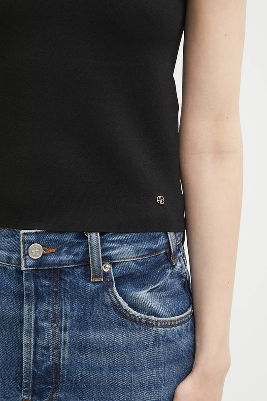 Anine Bing top francis top czarny A.09.11203