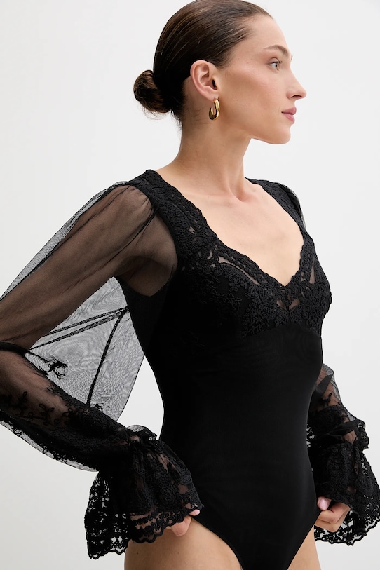 Bardot bluză negru 60075TB