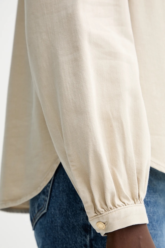 Rag & Bone koszula RJ0225FSUSS beżowy