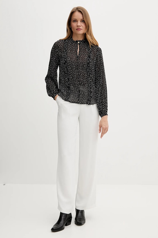 Blúzka Tommy Hilfiger WW0WW47494 čierna AW25