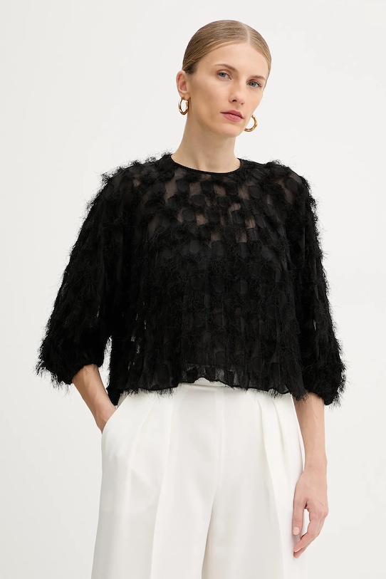 BOSS bluzka wzorzyste czarny 50546822