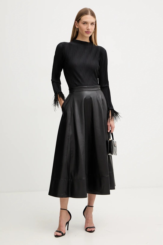 BOSS bluzka 50548647 czarny AW25