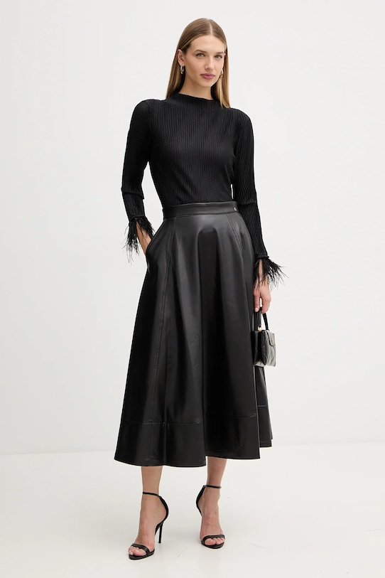 BOSS bluzka 50548647 czarny AW25