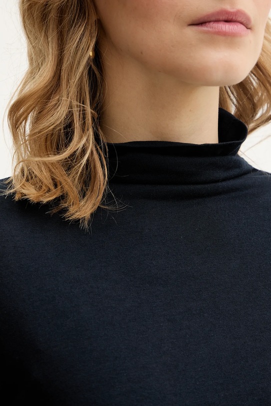 Μακρυμάνικο με προσθήκη μαλλιού BOSS Elavu 50550639 σκούρο μπλε