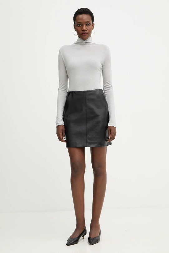 Μακρυμάνικο με προσθήκη μαλλιού BOSS Elavu 50550639 γκρί AW25