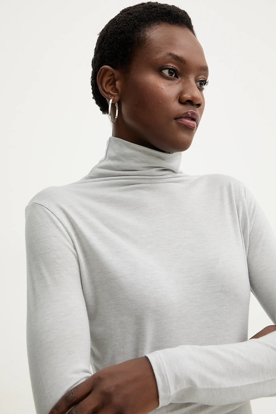 Μακρυμάνικο με προσθήκη μαλλιού BOSS Elavu γκρί 50550639