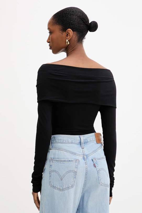 Дрехи Боди La Mania FOLD черен