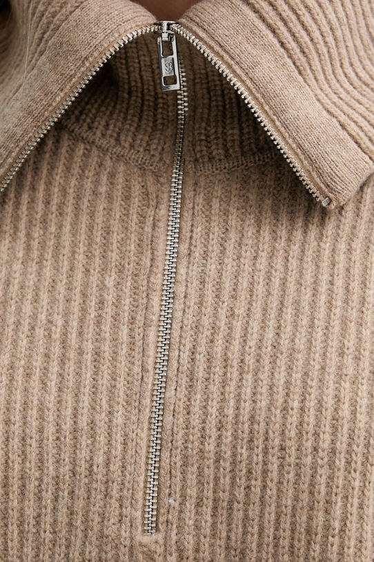 Filippa K sweter wełniany 31654.FK beżowy