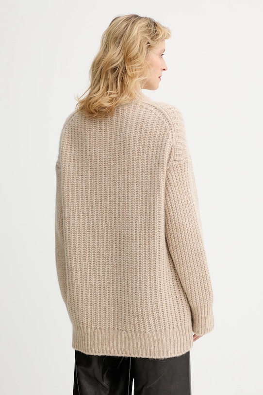 Odzież Filippa K sweter z dodatkiem wełny 31971.FK brązowy