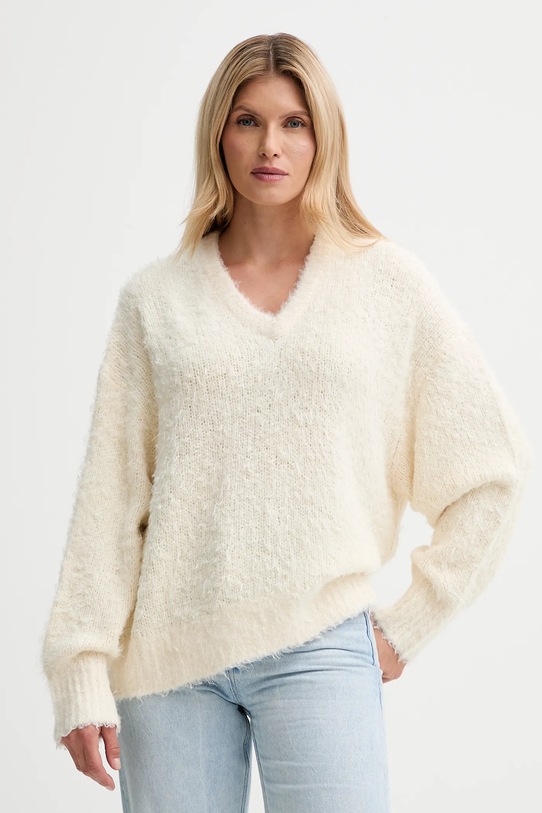 Μεταξωτό πουλόβερ Filippa K άλλο μπεζ 31857.FK