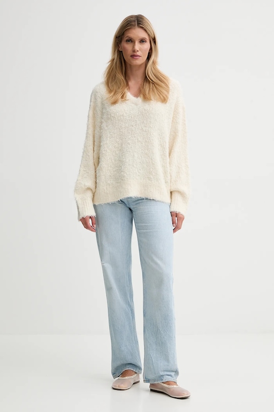 Filippa K sweter jedwabny 31857.FK beżowy AW25